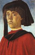 BOTTICELLI, Sandro Portrait of a Young Man fddg oil on canvas